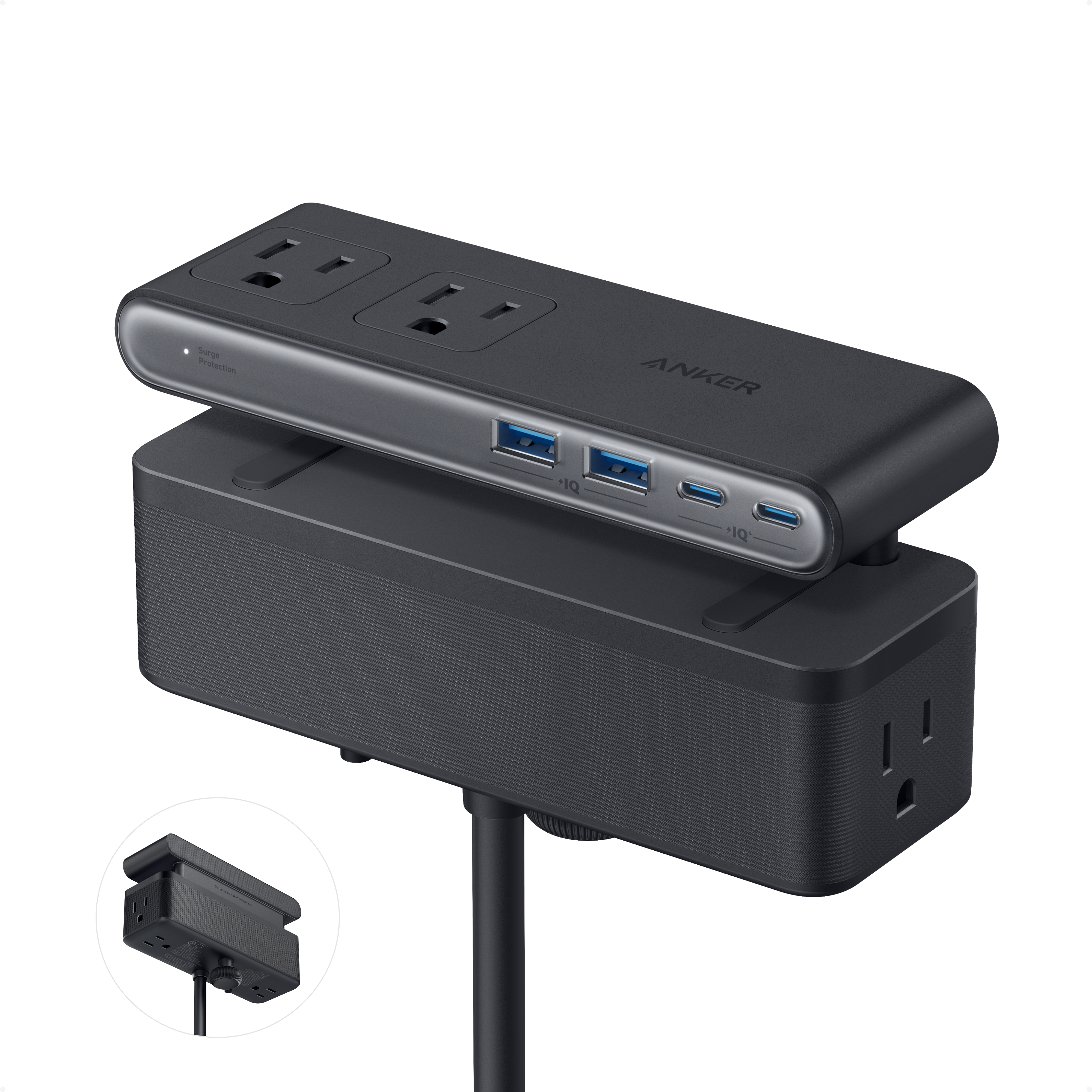 Anker Desk Clamp USB Power Strip (70W) | Clutter-Free Desk - Anker US - Banner Image