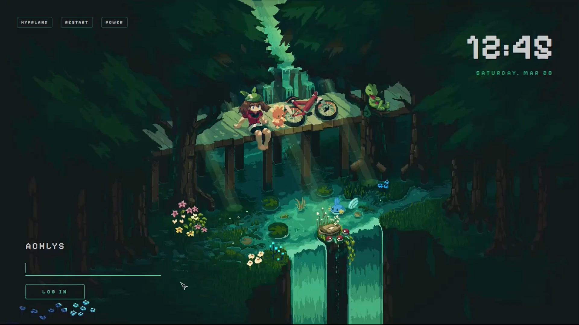 [OC] A cozy pixelaeted collection of lockscreen themes made with QML for sddm / quickshell! : r/unixporn - Banner Image