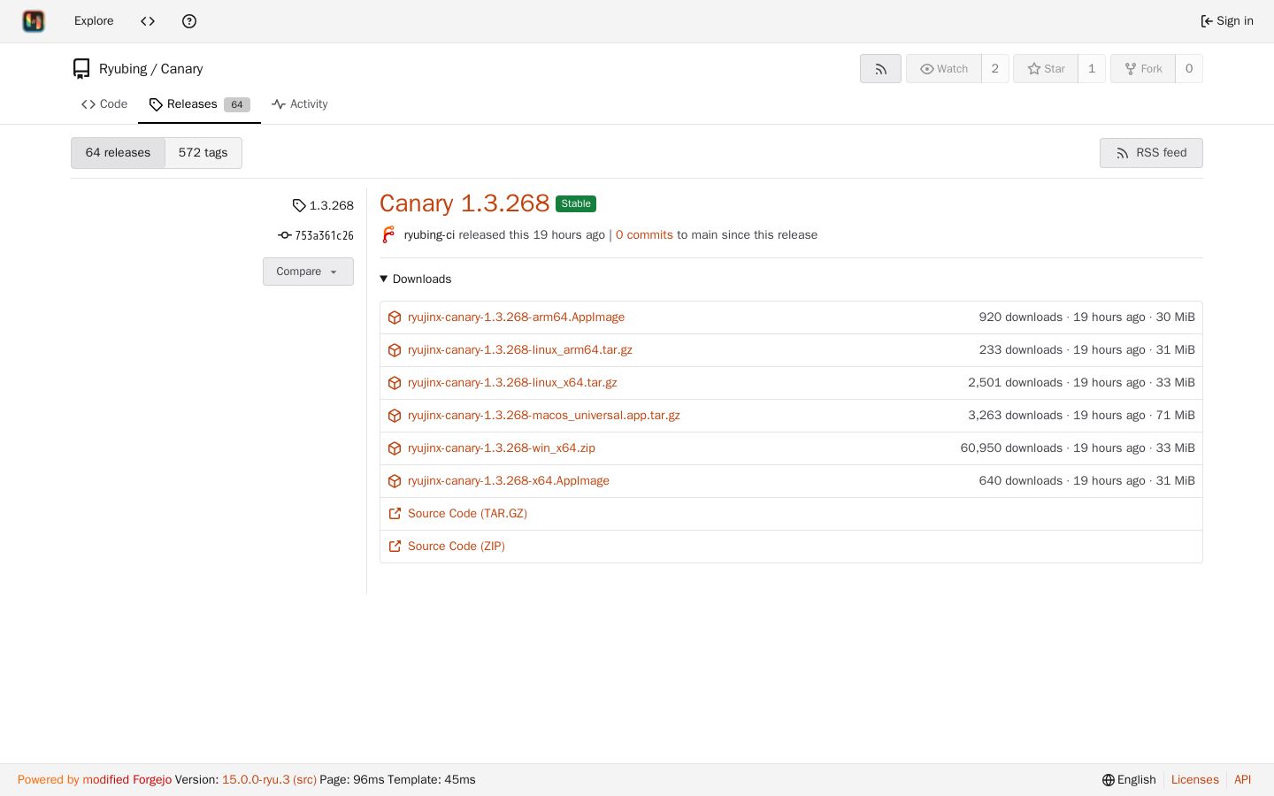 Canary 1.3.268 - Ryubing/Canary - Screenshot