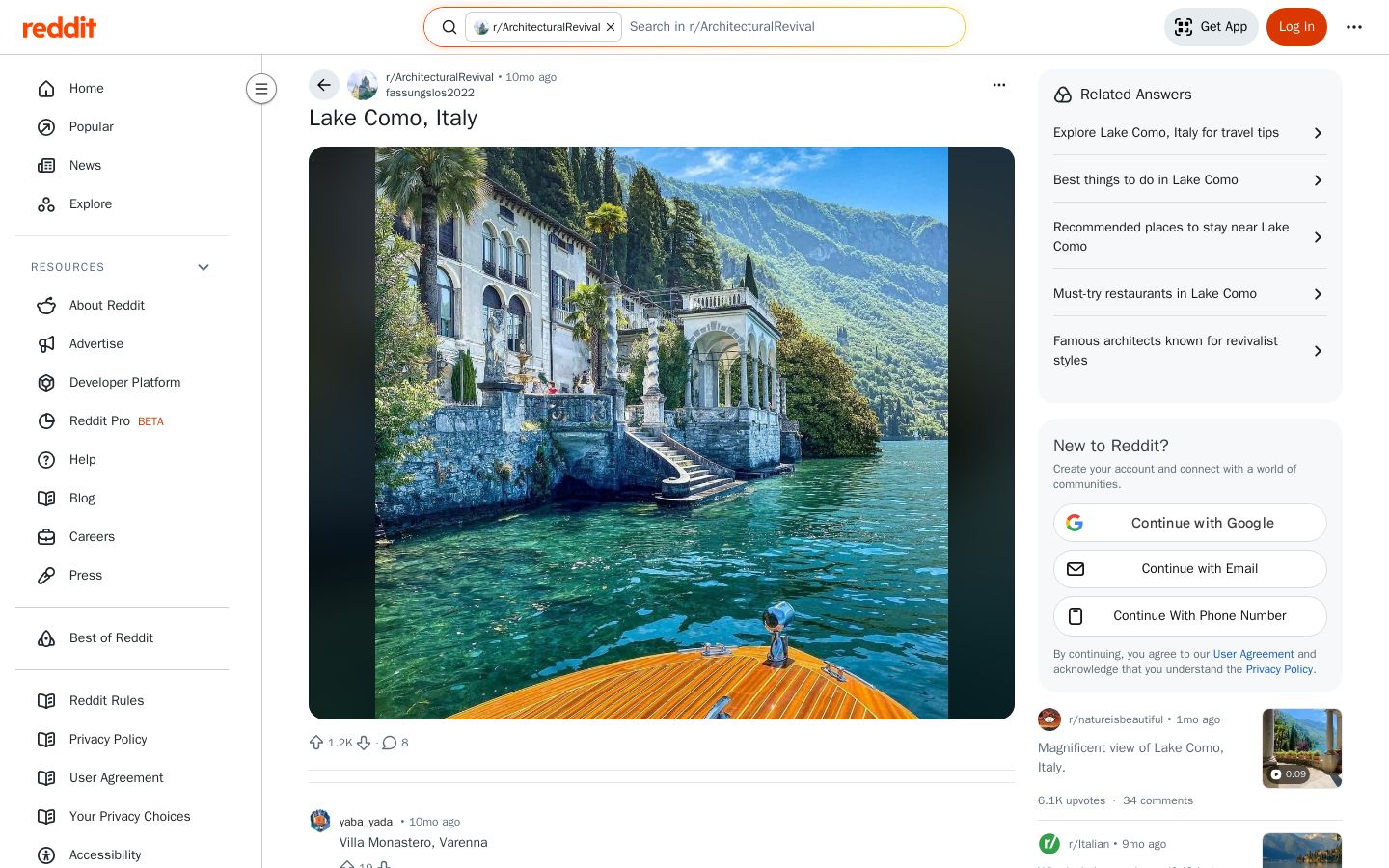 Lake Como, Italy - Screenshot
