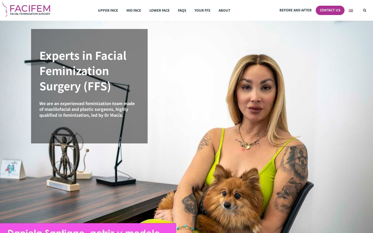 Facial Feminization Surgery (FFS) in Spain - Free Consultation - Screenshot